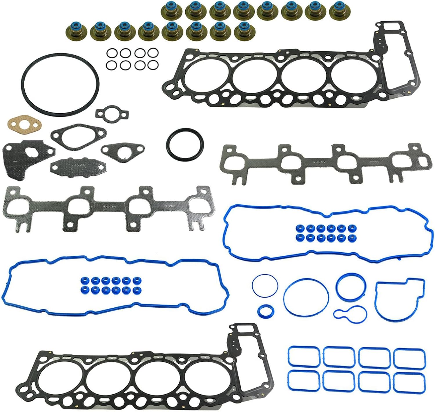 TRQ Head Gasket Set Compatible with Aspen Dakota Durango Ram 1500 Grand Cherokee Commander 4.7L