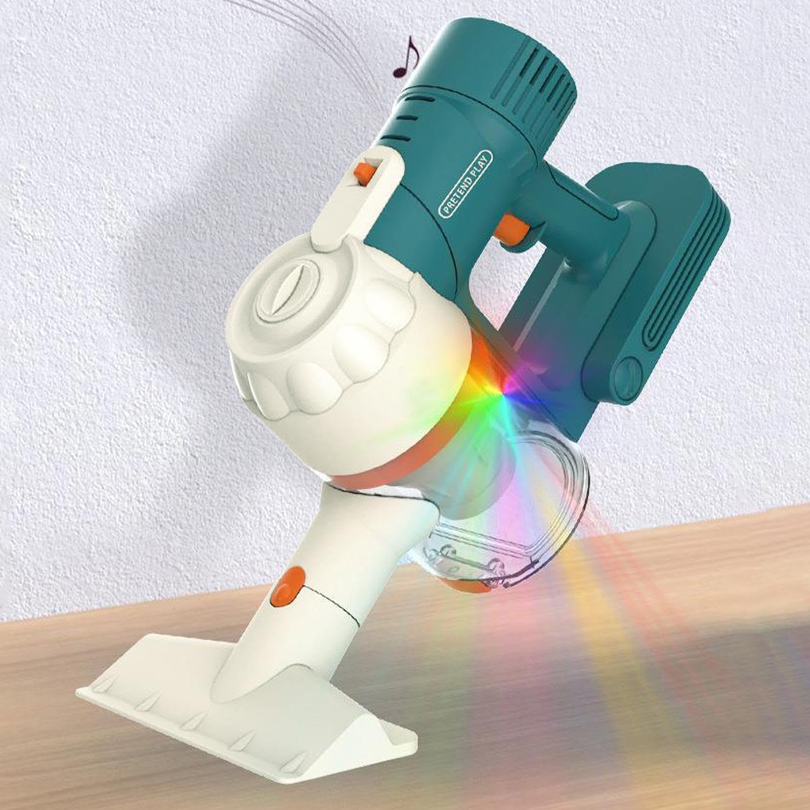 Aspirapolvere giocattolo - Set da per la pulizia dei bambini da 74 | cm, Spazzatrice musicale illuminata | Giochi interattivi di finta pulizia per la ricreazione domestica Attività genitore-figl