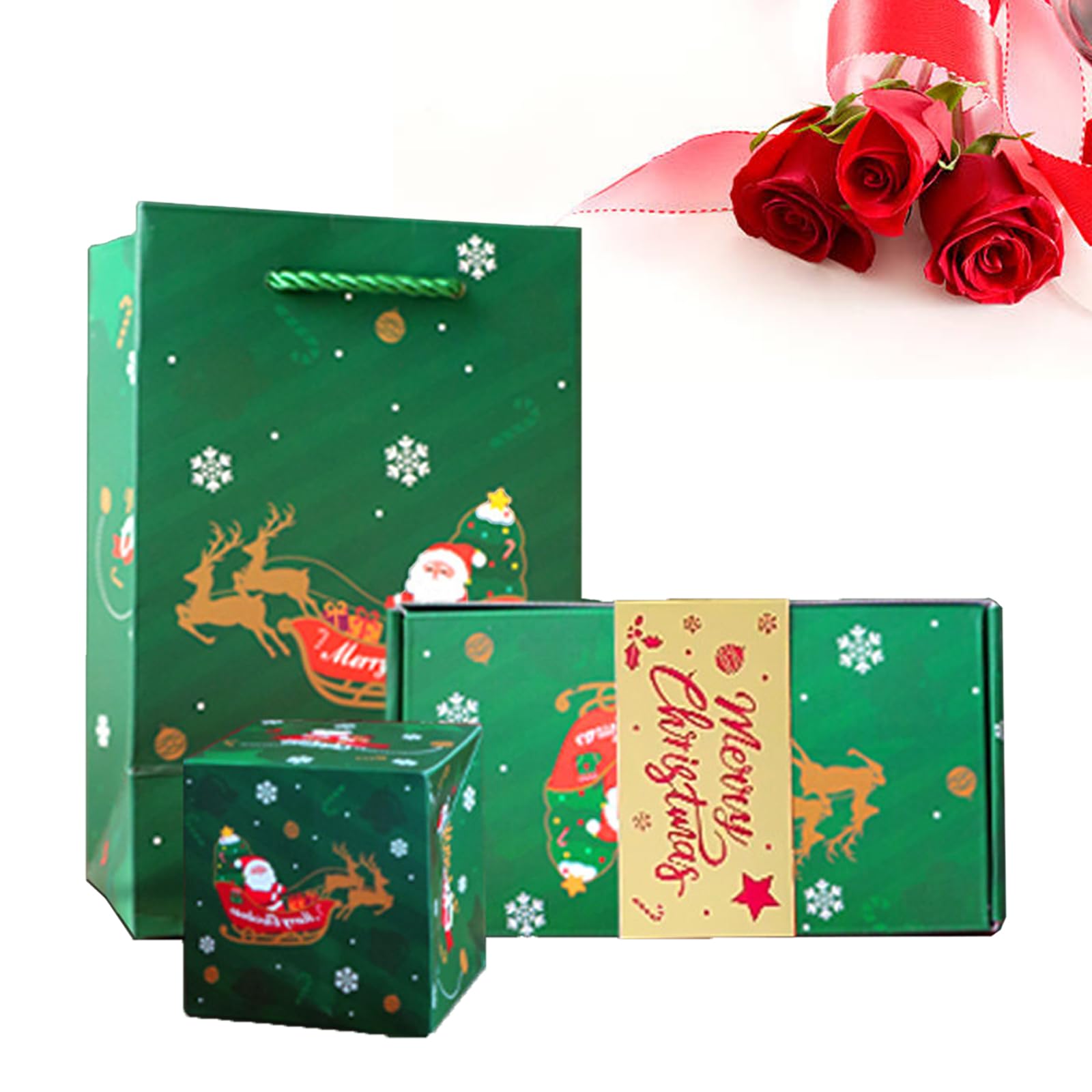 Surprise Gift Box Explosion Money Box for Cash, 2025 Merry Christmas Pop-Up Gift Boxes for Birthday, Anniversary, Valentine (Green)