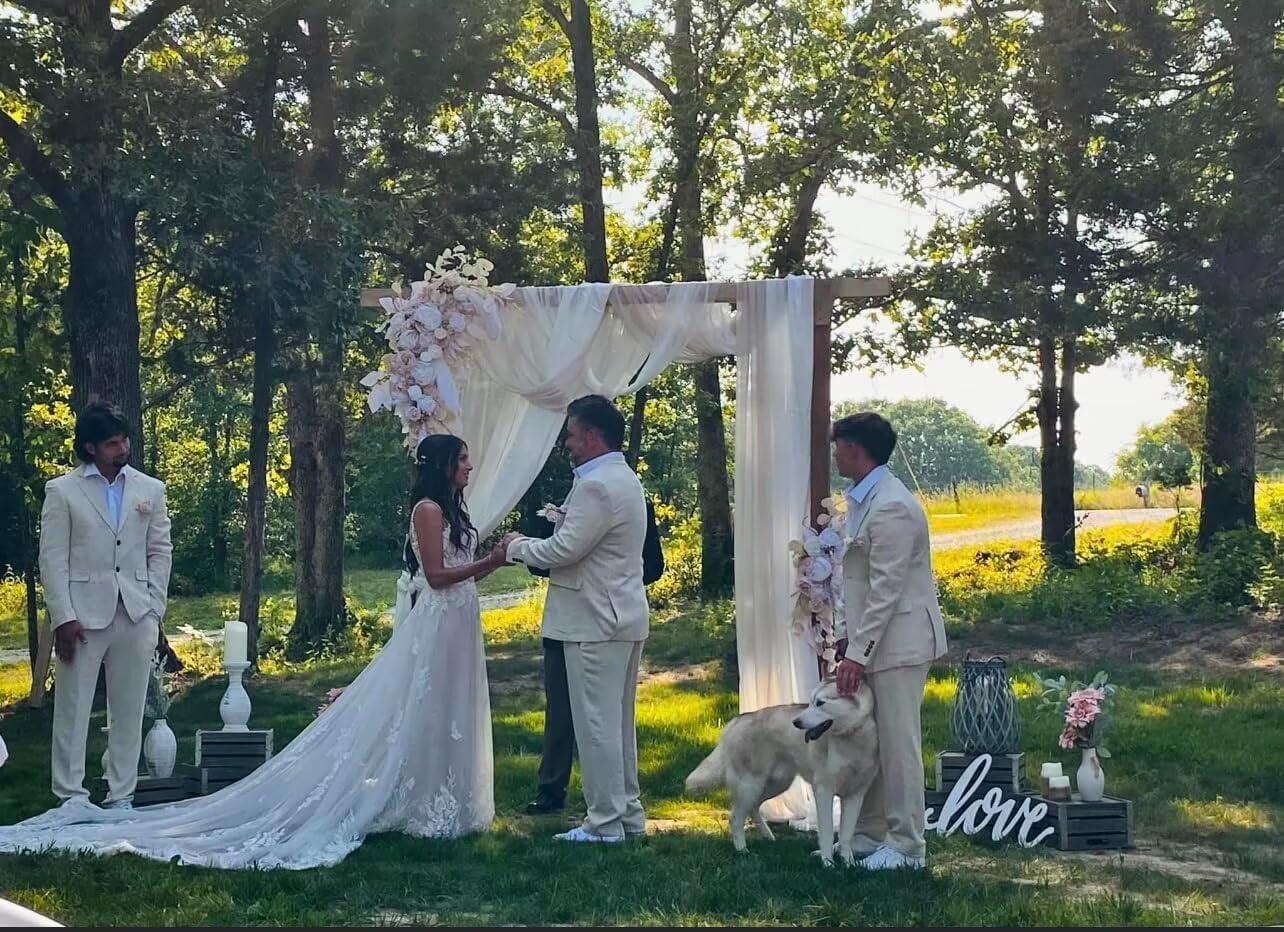 Bofan 2 Piece Linen Suits for Men Slim Fit Casual Beach Wedding Summer Grooms Groomsmen Linen Blazer Pants Suit - Image 4