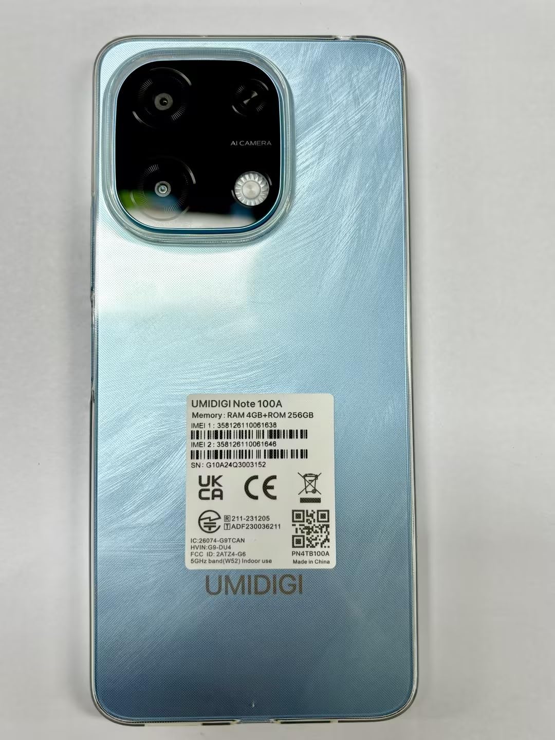UMIDIGI Handy Android 14, 8+256GB/1TB TF Smartphone Ohne Vertrag, 120Hz 6.8 Zoll HD+ Smartphone, Bluetooth 5.2, 5000mAh, Octa Core, 4G Dual SIM/Face ID/Fingerprint/13MP/GPS/OTG-Note 100A
