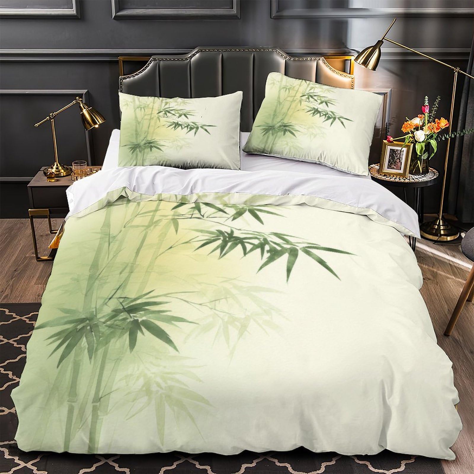 Parure de lit fermeture éclair 135x200 résistante qui ne froisse pas