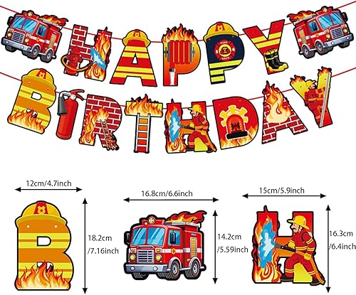 Vista 209 de Zwiebeco Decoración de fiesta de feliz cumpleaños, banderín, guirnalda de banderines, kit de abanico de papel para niños, Capitán América