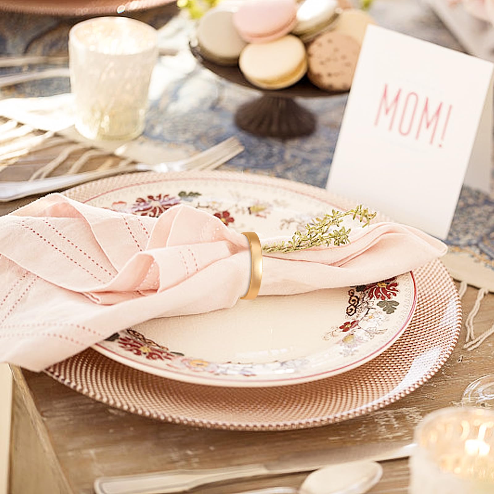 12 Stück Goldene Dreieckige Serviettenringe – Elegante Tischdekoration Für Hochzeiten & Feste