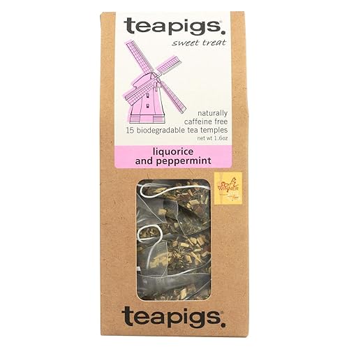 Miniatura 1 de Teapigs Regaliz y menta - 15 templos de té (peso neto 1.6 oz)