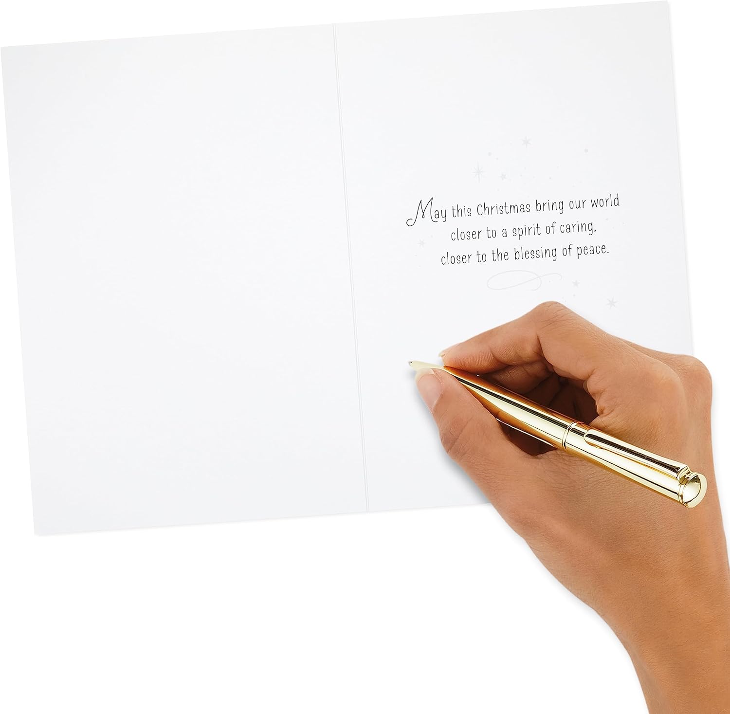 Hallmark Spiritual Boxed Christmas Cards (16 Cards and Envelopes) Gold and White, That is Christmas - Image 7