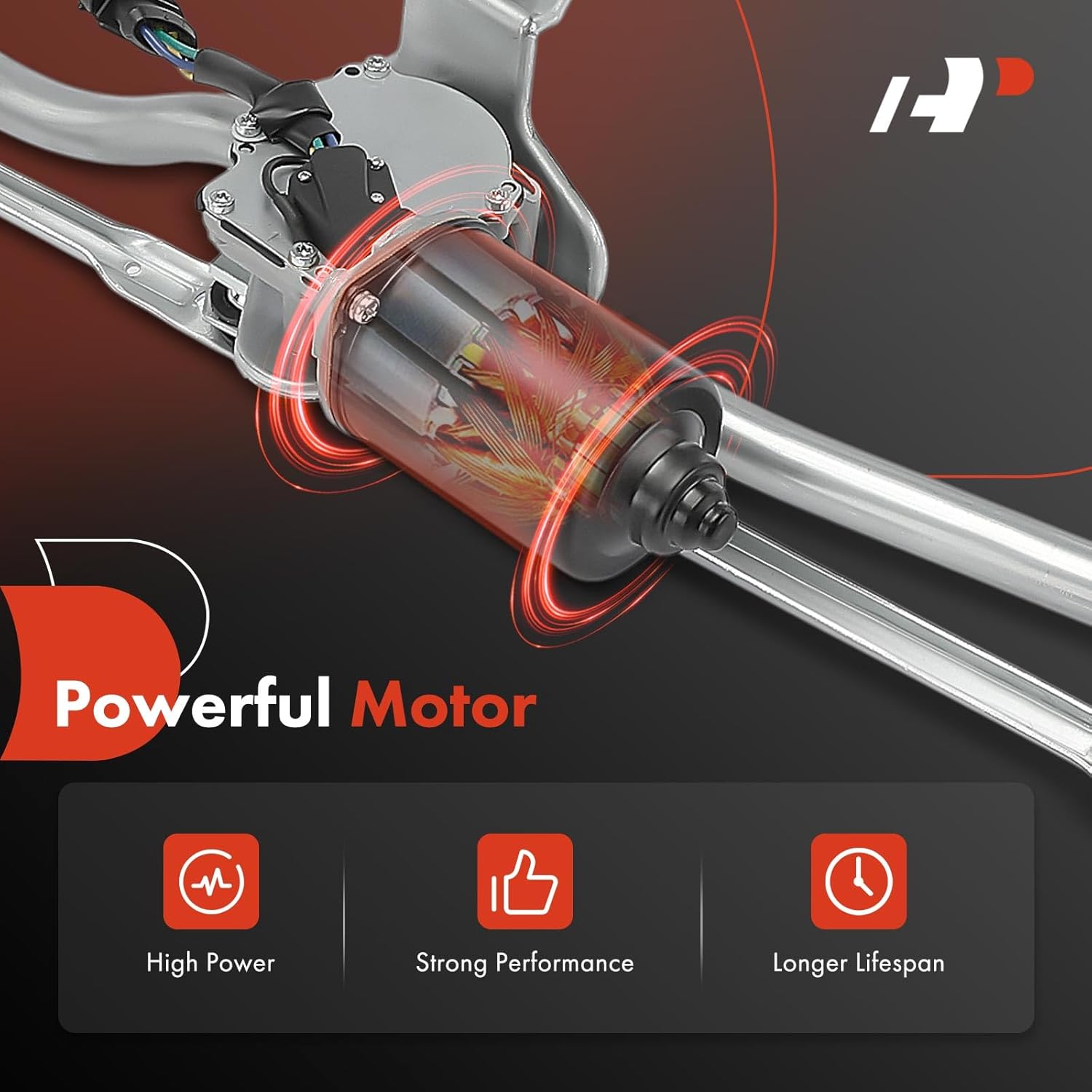 A-Premium Front Windshield Wiper Motor and Linkage Assembly Compatible with Audi A4 2002-2008, A4 Quattro 2002-2008, RS4 2007-2008, S4 2002 2004-2008