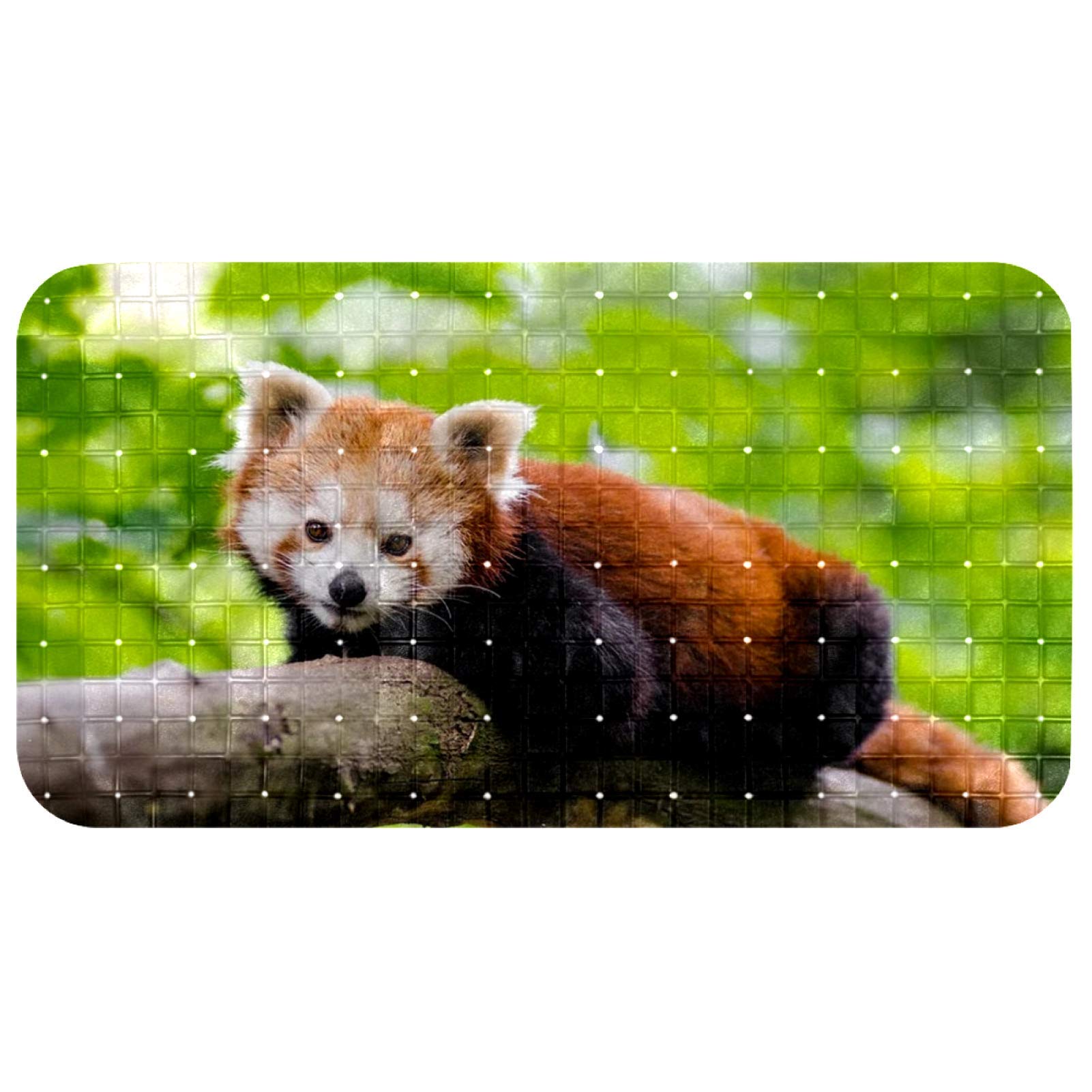 Tapis de bain pour enfants renard 37,3 x 68,3 cm avec ventouses