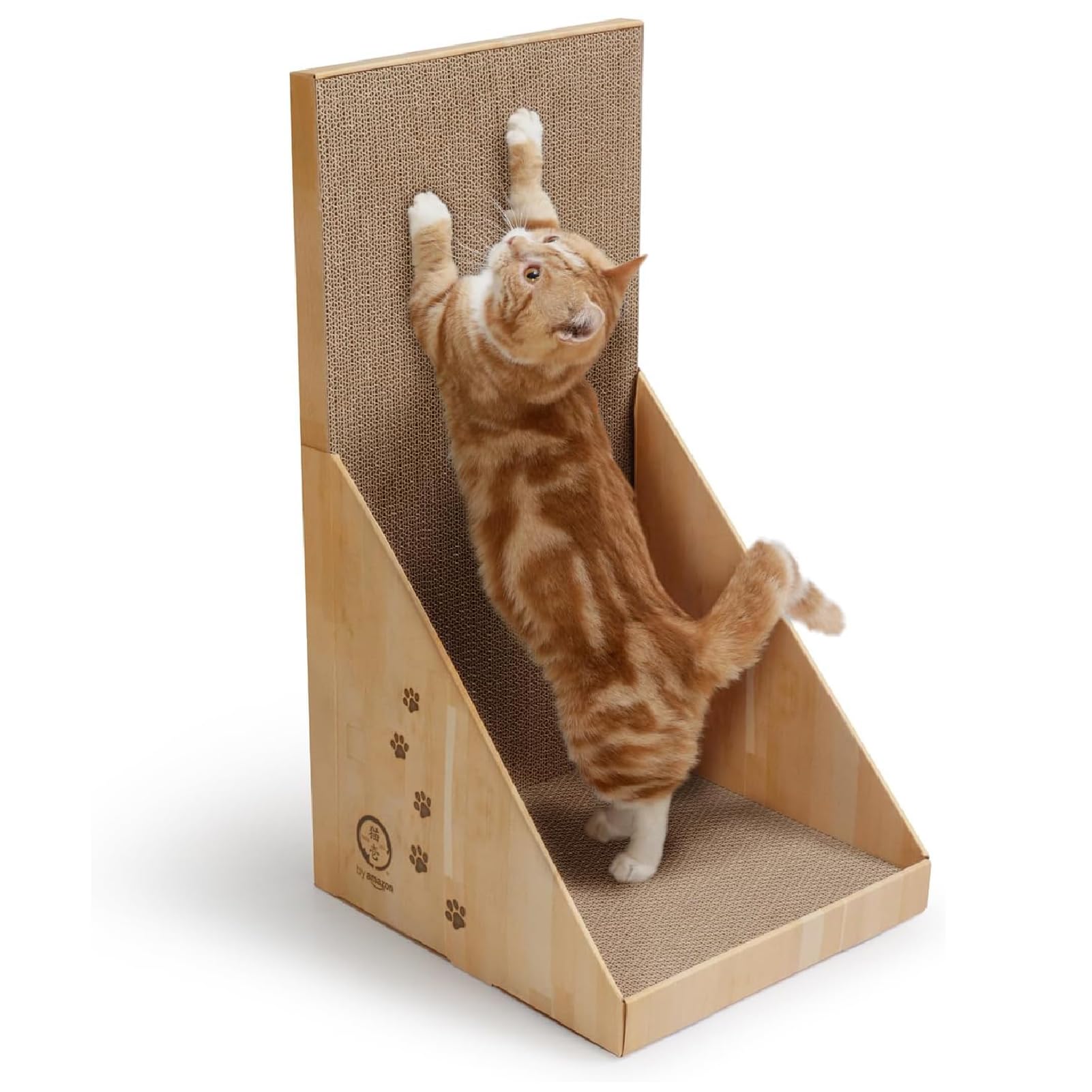 by Amazon 猫壱 爪とぎ バリバリボード ライトブラウン 通常
