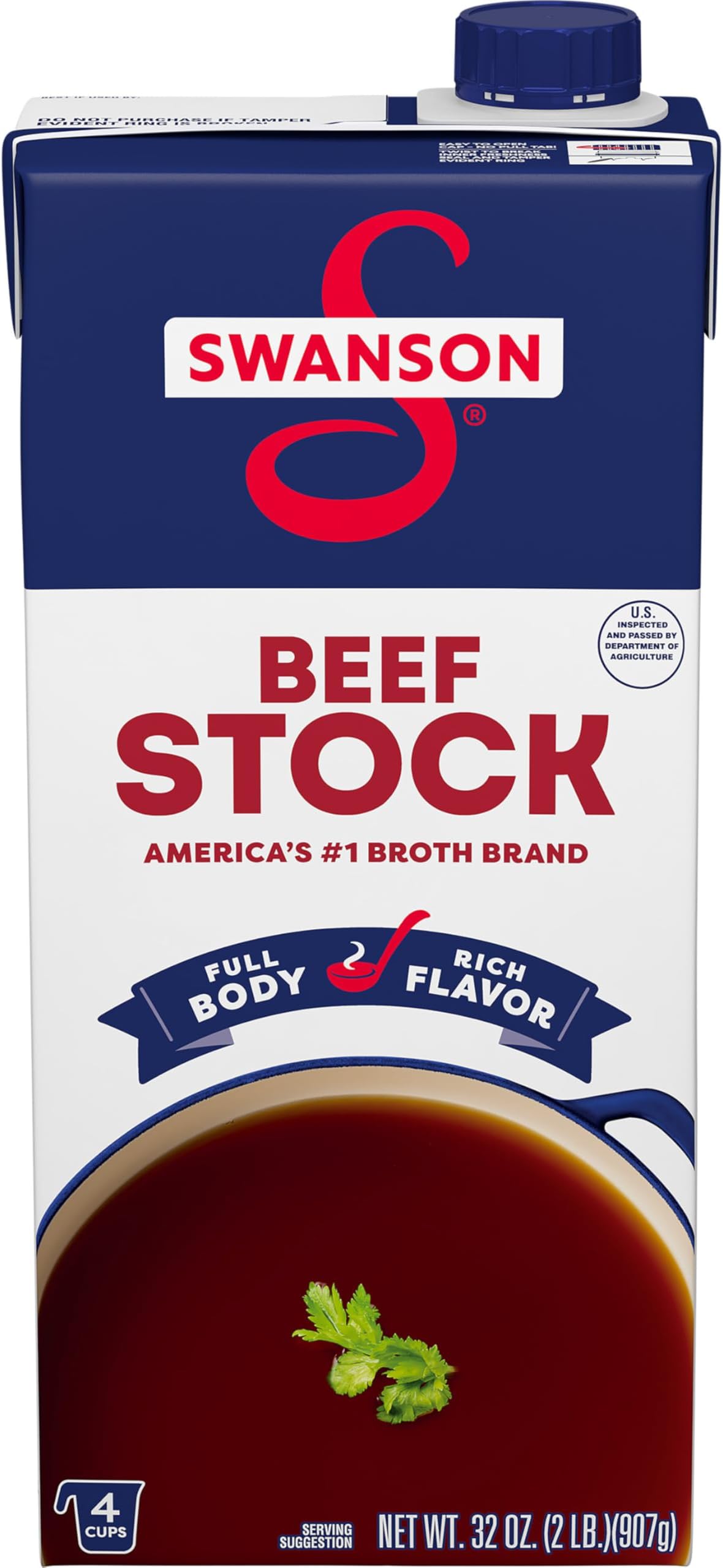 Beef Stock, 32 oz Carton