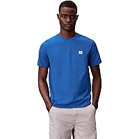 Calvin Klein Maglietta Classica da Uomo SS Badge 30S Jersey Lv04Rc272G