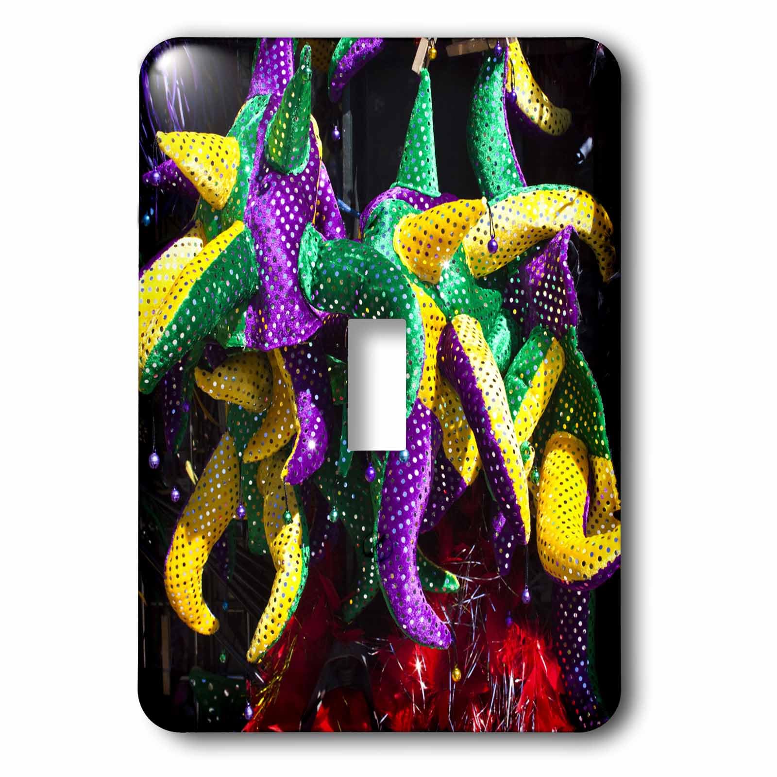 Interrupteur Mardi Gras La Nouvelle Orléans pour salon au style Louisiane nostalgique US19