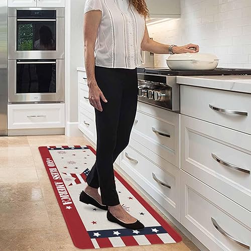 Vista 629 de Tapete de Feliz Navidad, tapete antideslizante para puerta delantera, baño, cocina, dormitorio, patio, entrada, 16 x 24 pulgadas, rojo, negro y verde