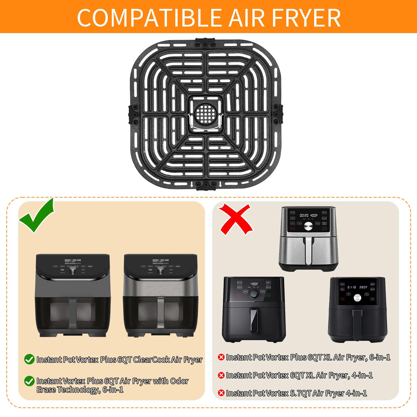Common reasons the Instant Vortex Plus ClearCook 6-Quart Air Fryer is not heating
