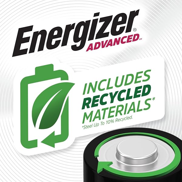 Energizer Advanced - AAA Batteries (16 Pack) - Triple A Battery 1.5V - Up To 100% Longer Lasting - Ideal for High-Drain Devices - 0% Plastic Packaging - 10 Year Shelf Life [Amazon Exclusive] - 3