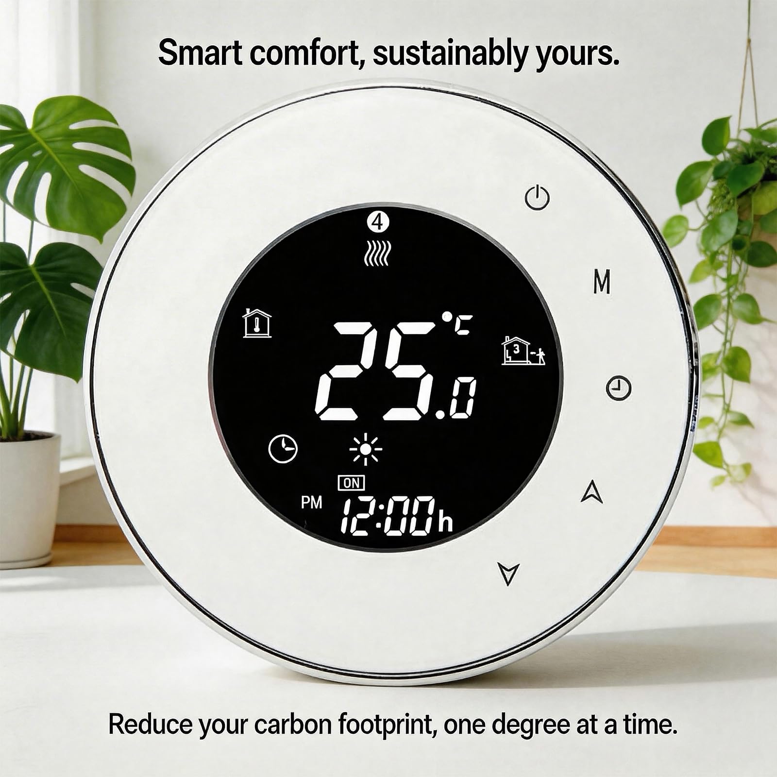 Thermostat WiFi pour Chauffage au Sol, 16A 95-240V, Alexa