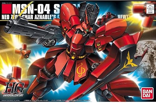 Bandai Hobby #88 Sazabi "Contraataque de Char" 1/144 - Siglo Universal de Alto Grado