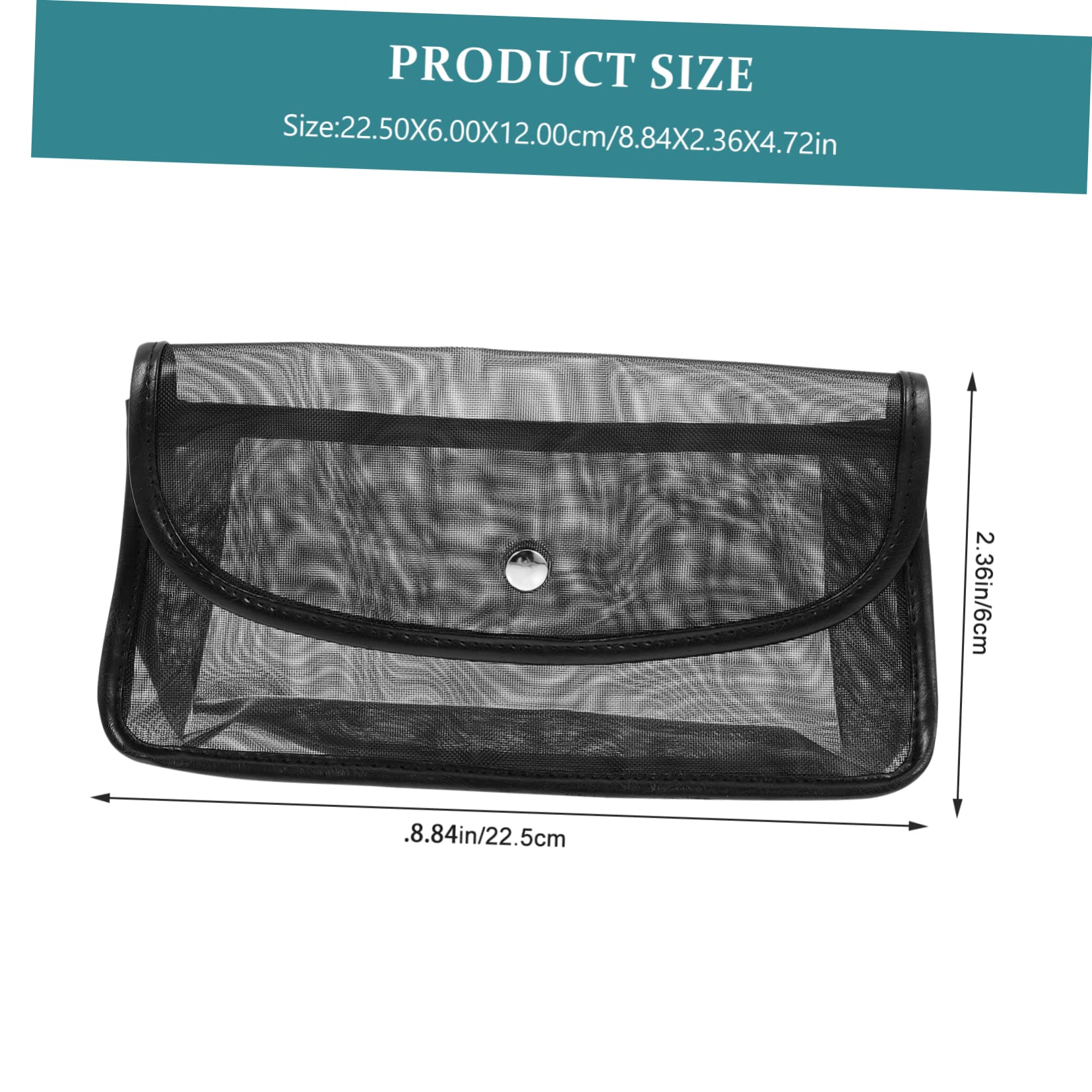 Housoutil 3piezas Bolsa De Maquillaje De Transparente Neceser De Portátil y Espacioso para Cosméticos y Artículos De Tocador para Mujeres y
