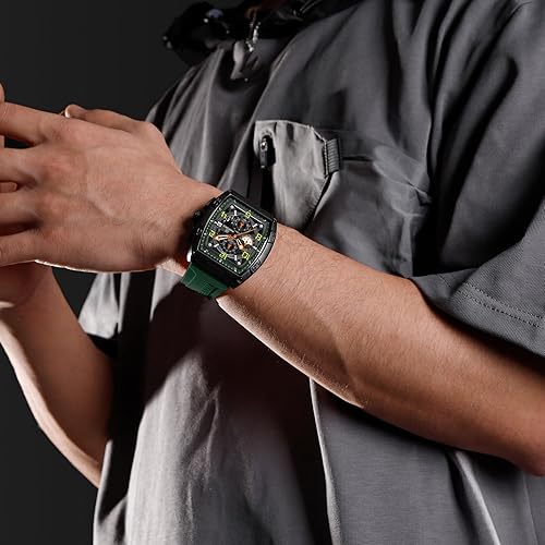 Miniatura 5 de NAVIFORCE Reloj de cuarzo para hombre, fecha automática, semana, vestido de negocios, relojes de pulsera analógicos