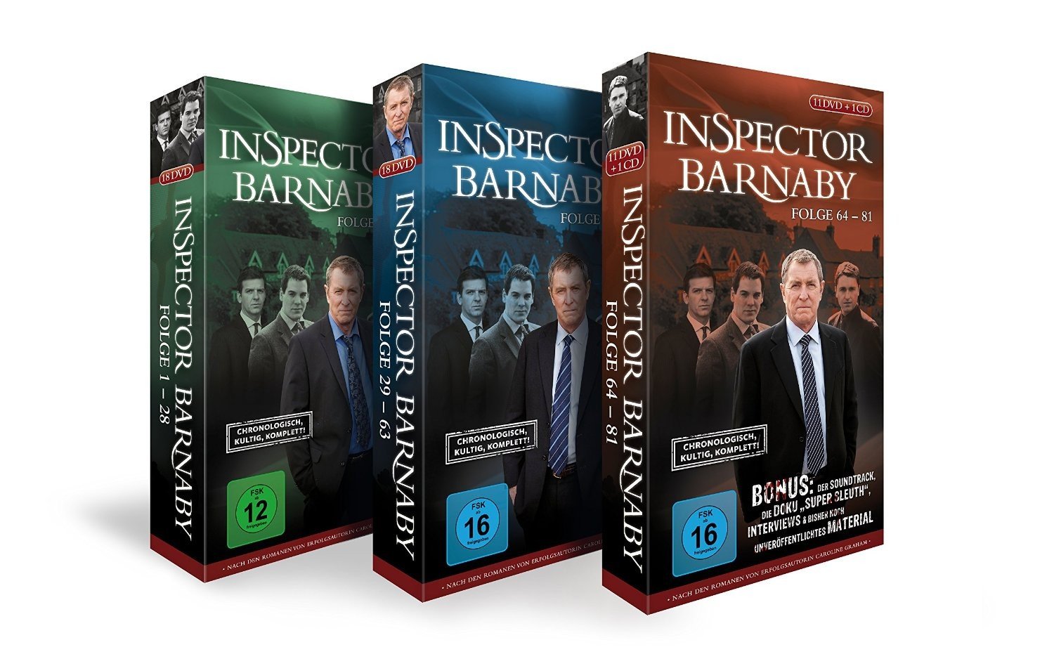 Inspector Barnaby - Die John Nettles Gesamtbox [47 DVDs + 1 CD]
