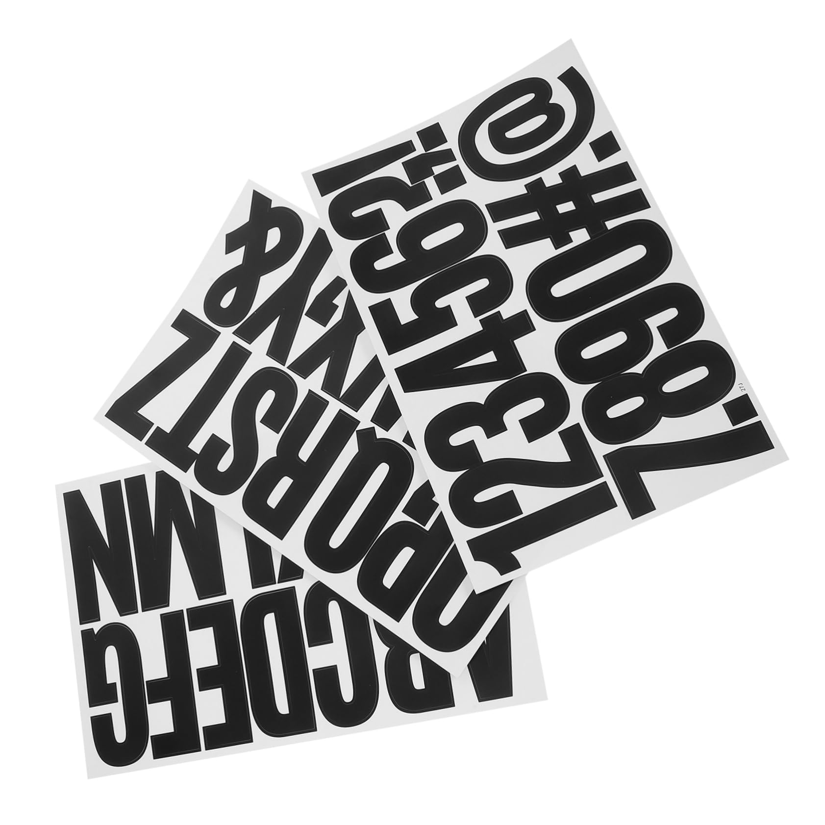 Mikikit 4 Zestawy Naklejka Dekoracyjna Numer Listu Naklejki Małe Dekoracyjne Cyfry Naklejki Cyfry Litery Naklejki List Naklejki Do Scrapbookingu Numer Naklejki Do Albumu arkusze*4