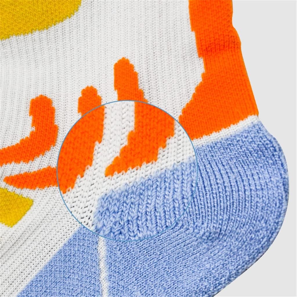 HBJWOV Mens Wool Socks Outdoor Thickened Sports Ski Socks Long-Tube Hiking Cushion Socks for Man Warm(C)