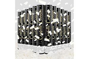 Super Fun 12-Pack Party Poppers Confetti Shooters Made for Kids & Adults
