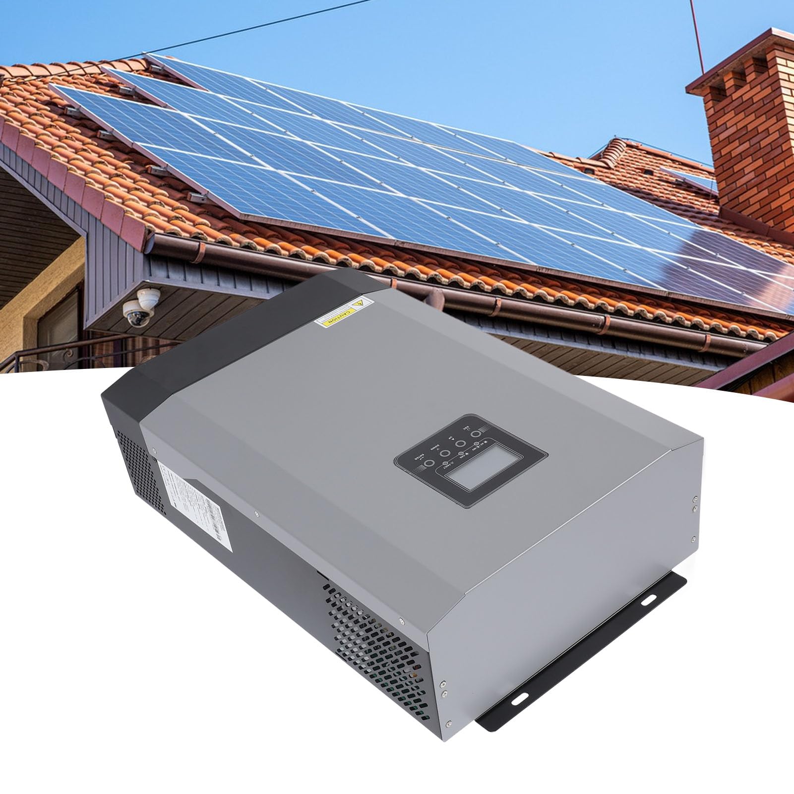 Caricatore Ad Alta Frequenza Inverter a Onda Sinusoidale Pura da 3500 W per la Scuola Domestica e il Monitoraggio Esterno in Lega di Alluminio da 24 V CC a 230 V CA