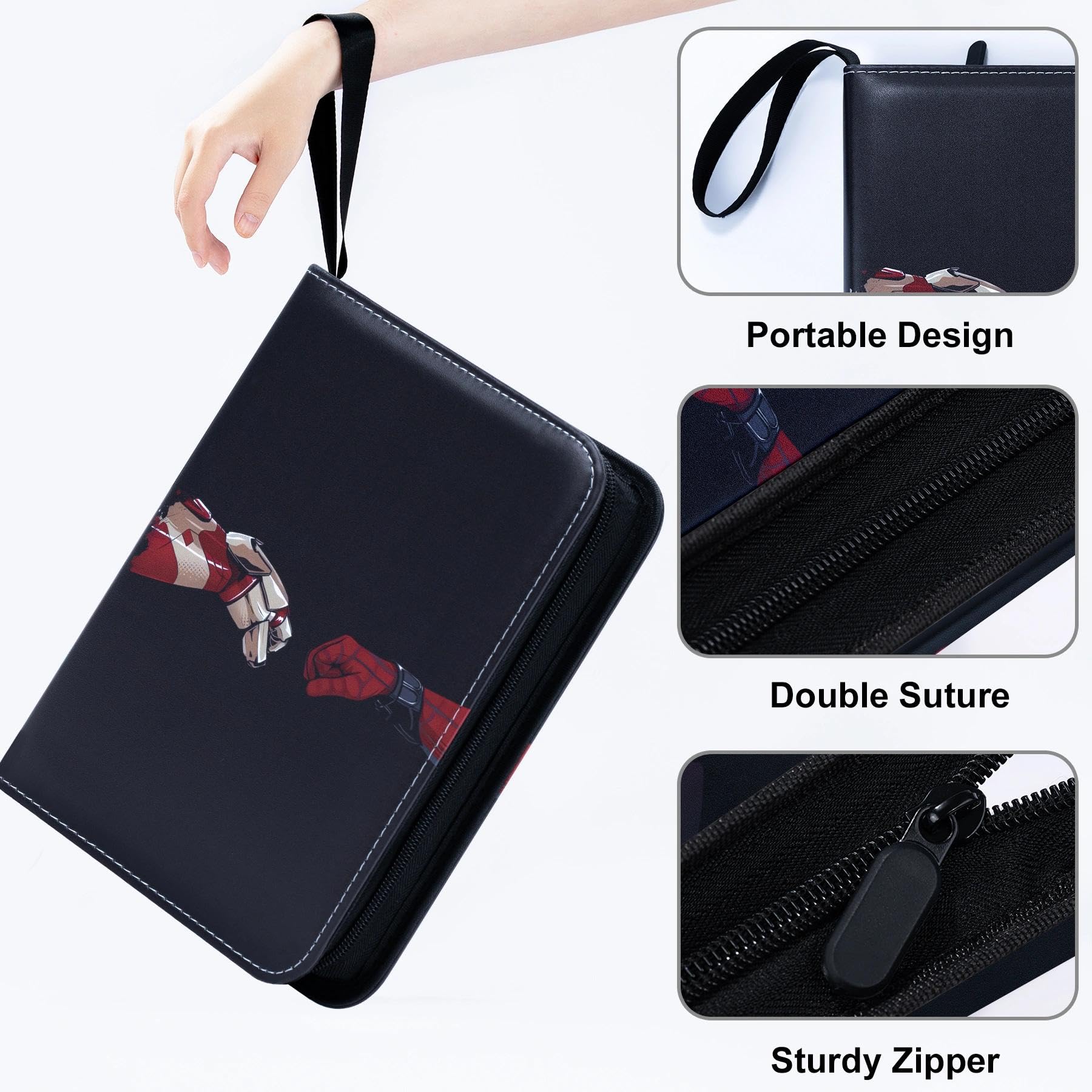 Amazon.com: 400 Pockets Card Binder, Portable Waterproof PU