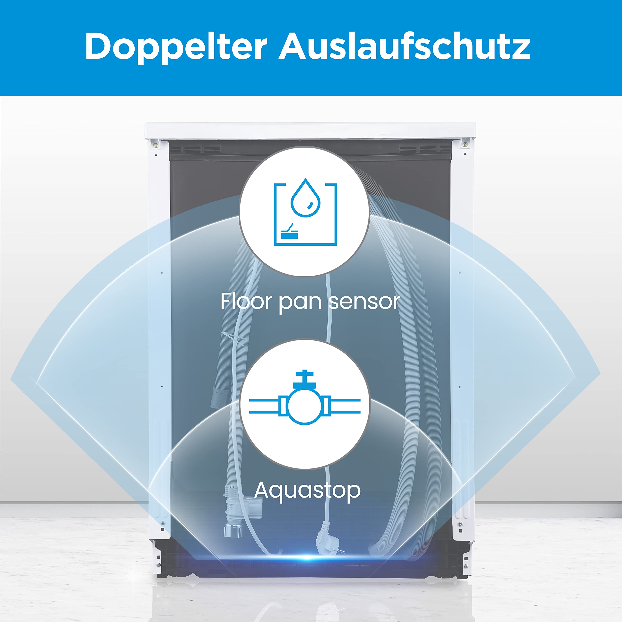 Lavastoviglie Midea SF 3.60NW PRO - 14 Coperti, Con Wi-Fi, 5 Programmi, 47 DB, Bianco - Foto 9