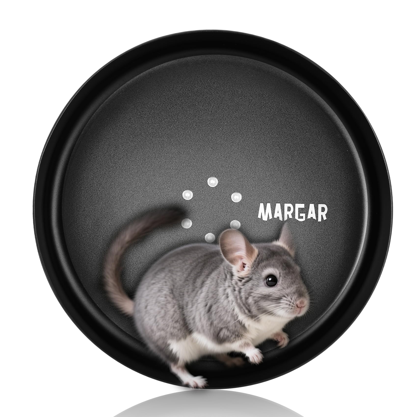 Photo 1 of Upgraded 15" Chinchilla Running Wheel,Metal Exercise Wheel for Chinchillas, Hamsters or Other Small Pets, Silent Chinchilla Wheel for Cage