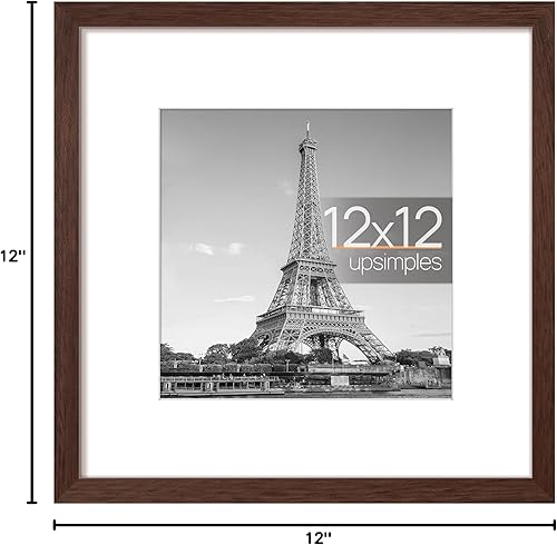 Vista 363 de upsimples - Portarretratos de 8.5 x 11 pulgadas, para fotos de 6 x 8 pulgadas con paspartú o de 8.5 x 11 pulgadas sin paspartú, marcos de fotos