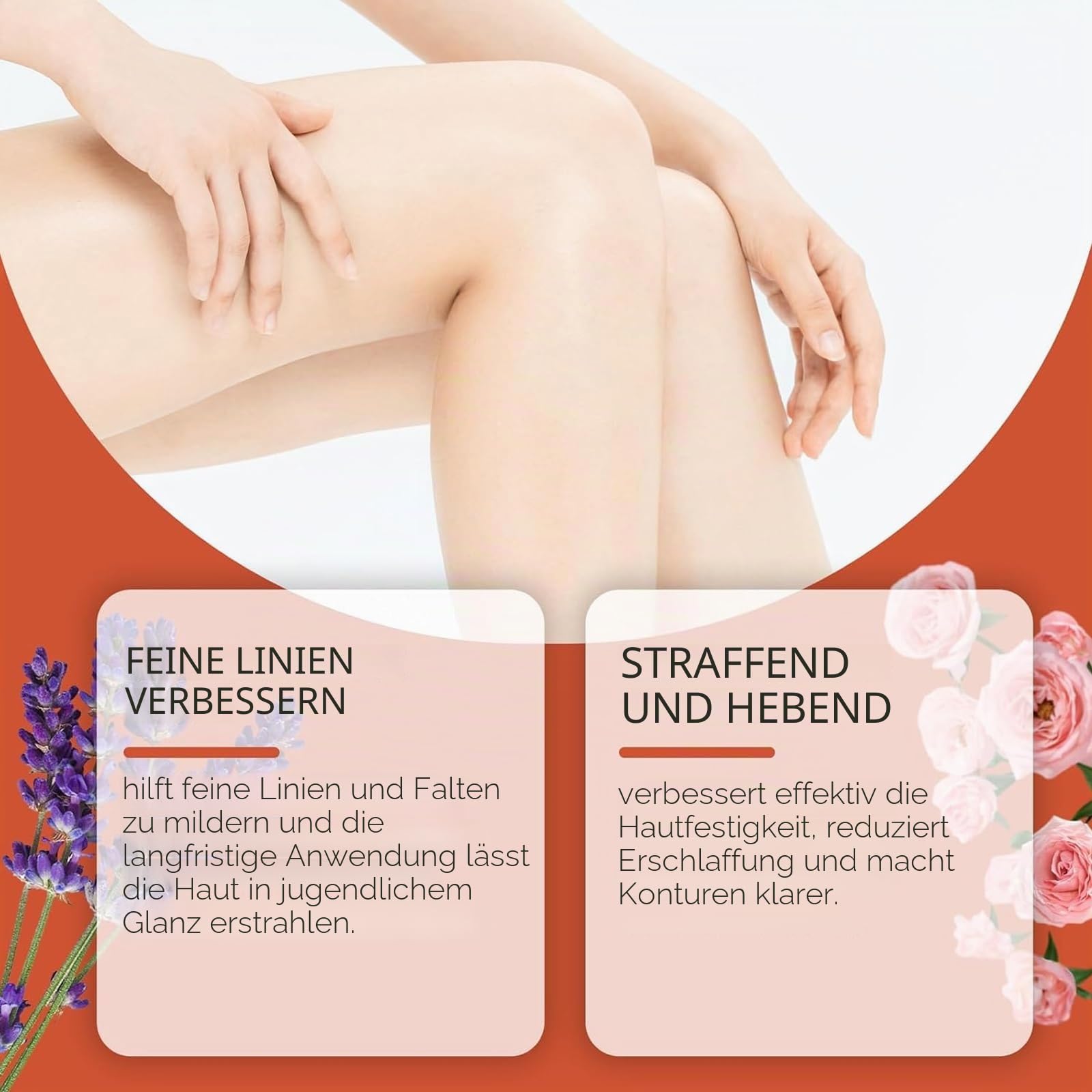Liora Life körperöl, Liora Life Lifting Body Oil, Magic Luxury Body Strafting Oil, Feuchtigkeit und Nahrhafte Creme, Reduziert Feine Linien, Verbessert die Elastizität, Sanfte Formel(5PCS)