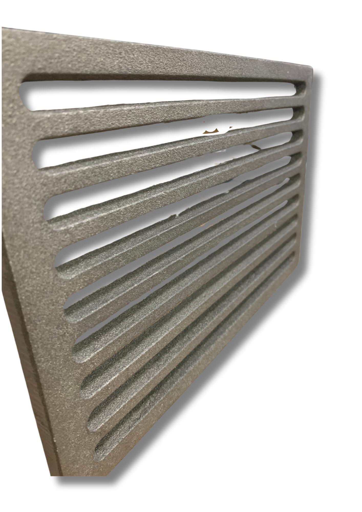 Griglia in ghisa per cenere, 29 x 18,2 cm, per camini e stufe a legna