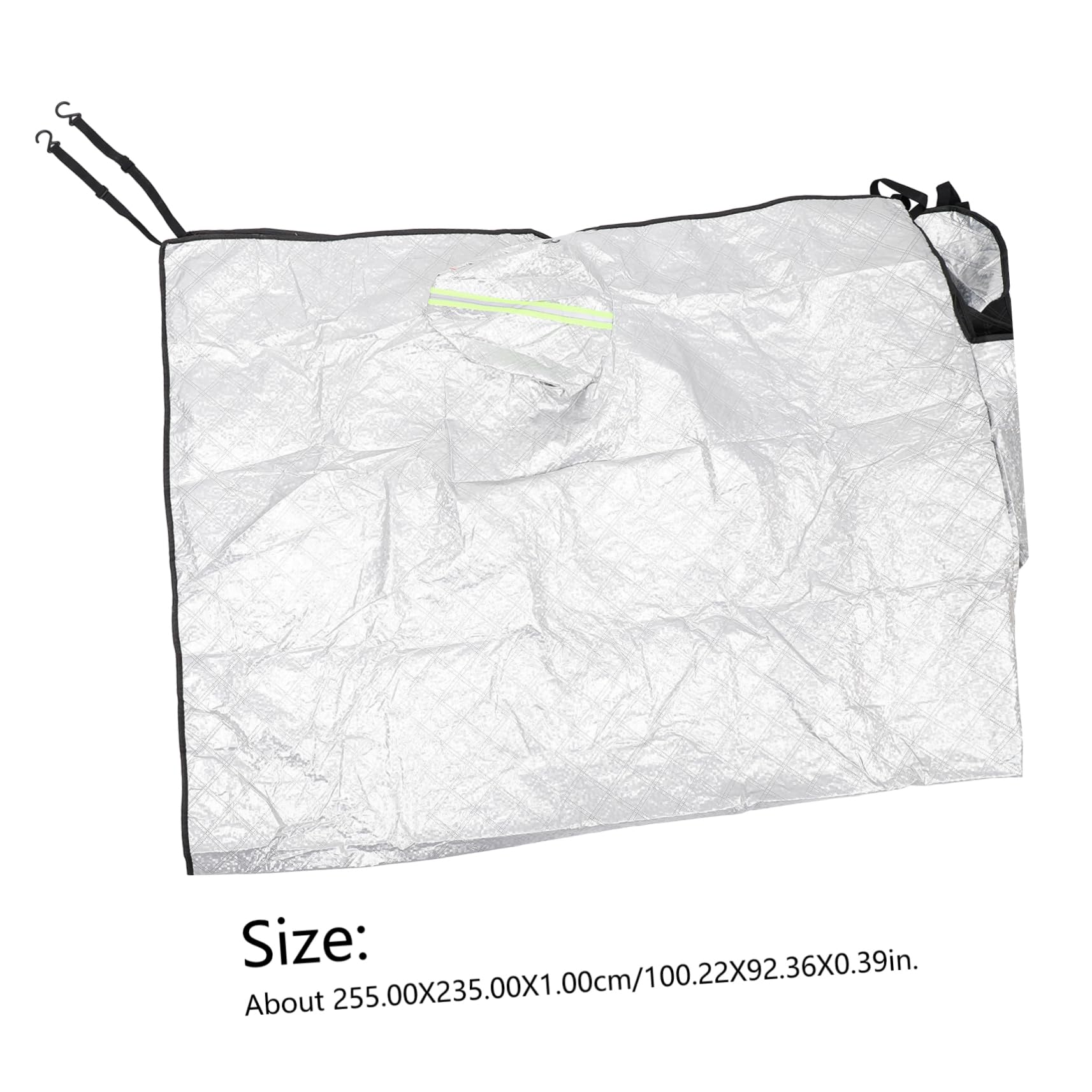 Couverture De Pare-brise Hiver Protection Anti-neige Et Gel Pour Voiture Housse Isolante Réversible Facile à Installer Compatible Avec Tous Les Véhicules