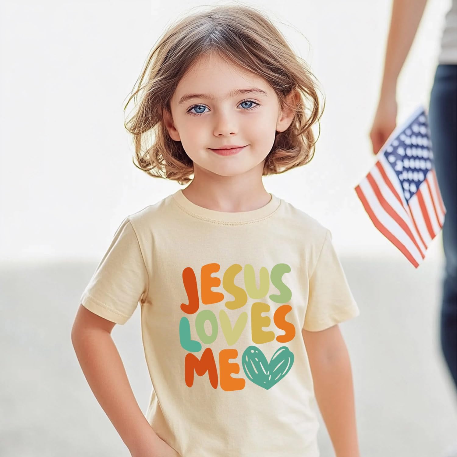 IAM A Child of God Christian Shirts for Kids Toddler Jesus Religious Tee Tops Bible Verse Clothes 2-7 Years - Image 5