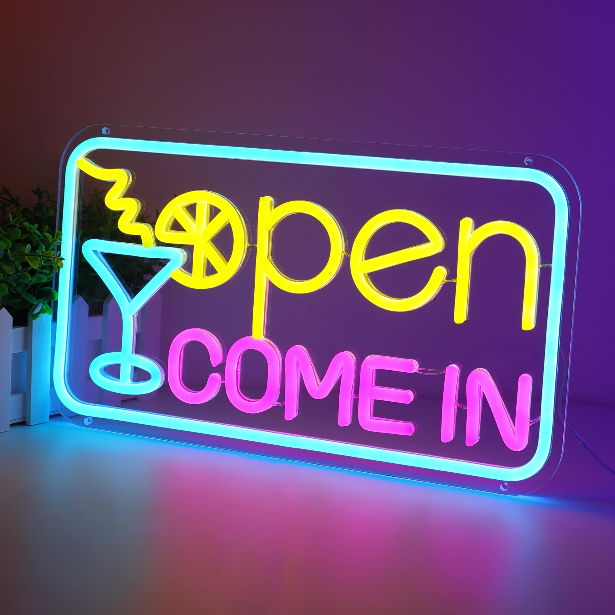 WIOSOUL Open Neon Sign
