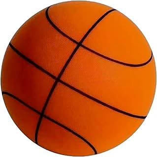 Baloncesto silencioso de espuma sin aire y sin ruido (2025), balón de baloncesto silencioso para driblar, tamaño 5, 8.3 in/8.26 pulgadas para práctica de drible/juego en interiores, agarre fácil y