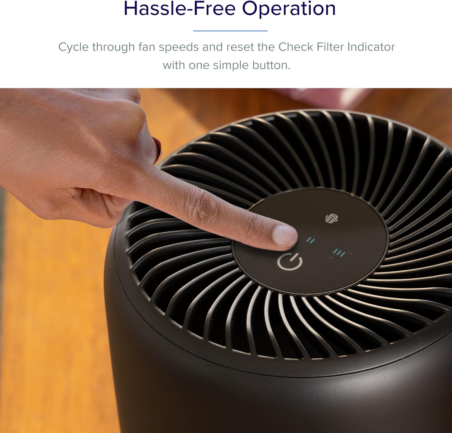 LEVOIT Air Purifiers: Bedroom Home Cleaner with HEPA Filter, Fragrance Sponge for Better Sleep, Filters Smoke, Allergens