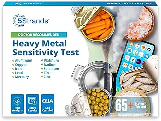 5Strands Heavy Metal Sensitivity Test for Adults & Kids, 67 Items Tested, at-Home Hair Test to Identify Aluminum, Mercury, Lead & Other Metal Sensitivities, Results in 4 Days