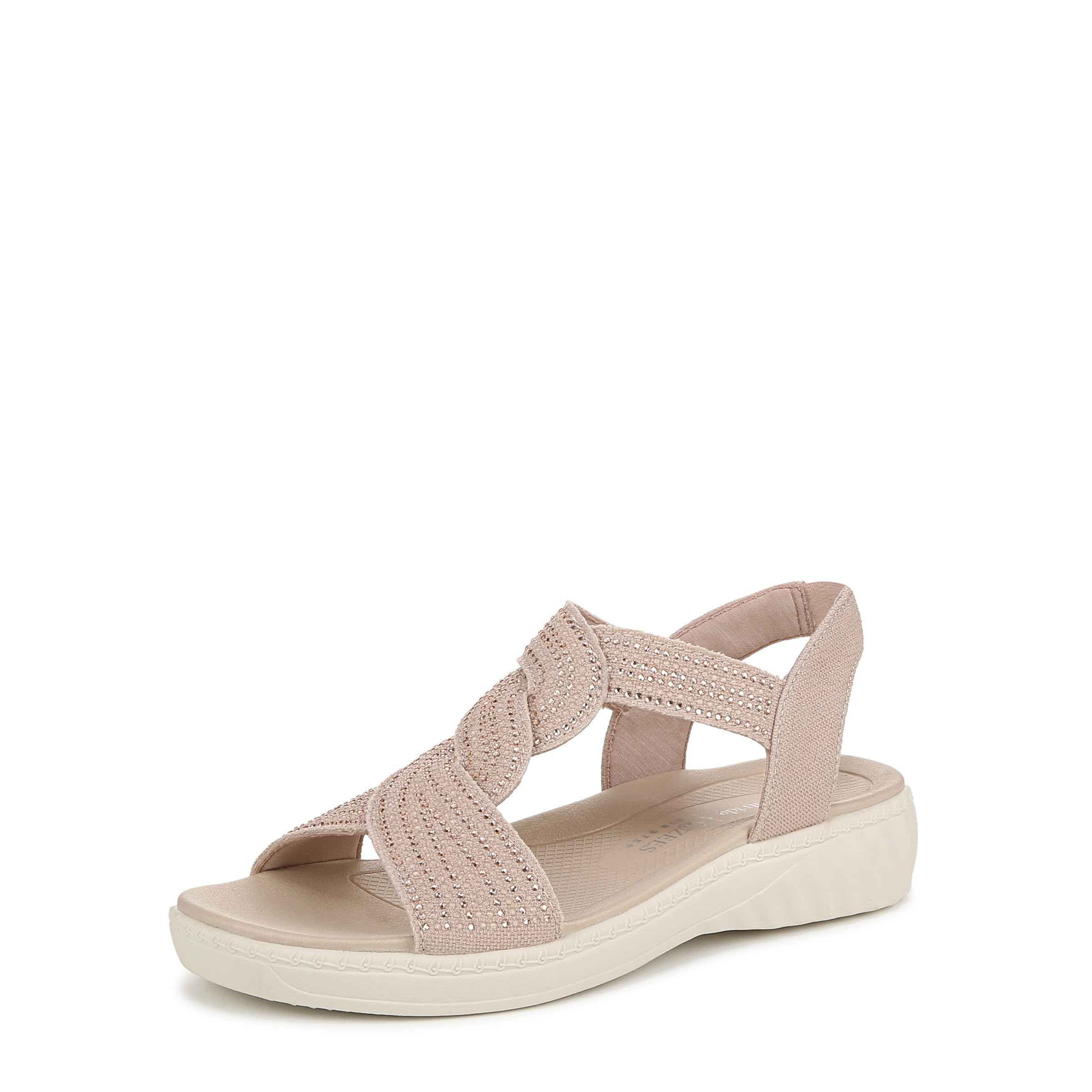 LifeStride BZees Womens Lilly Bright Sandal Barely Beige 7 M
