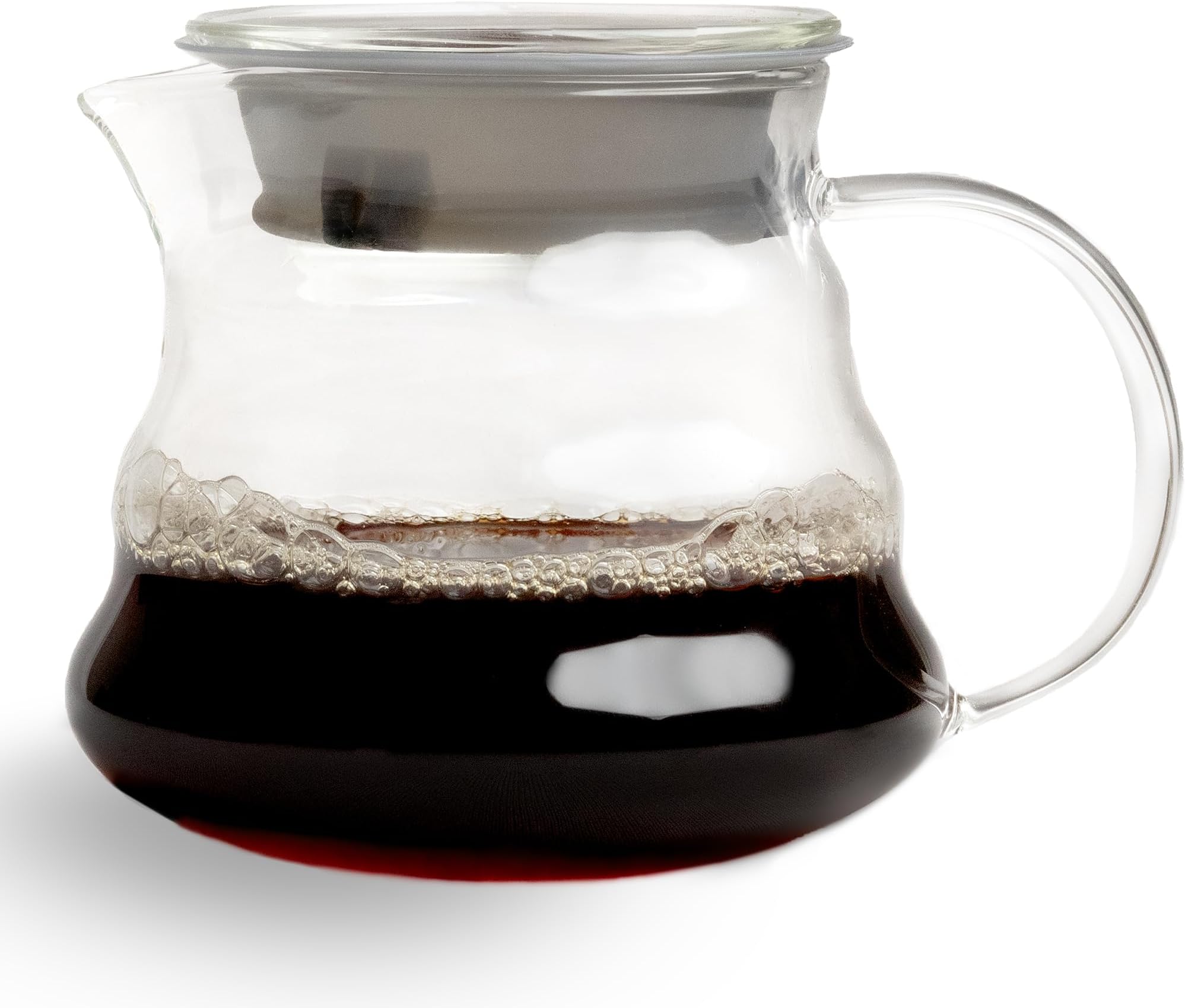 Sipologie Clarity Glass Carafe for Pour Over Coffee, 300ml – Heat-Resistant Borosilicate, Compatible with V60 and Drip Coffee Makers