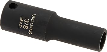 Williams 36412 3/8-Inch Drive 3/8 Deep Impact 12-Point Socket