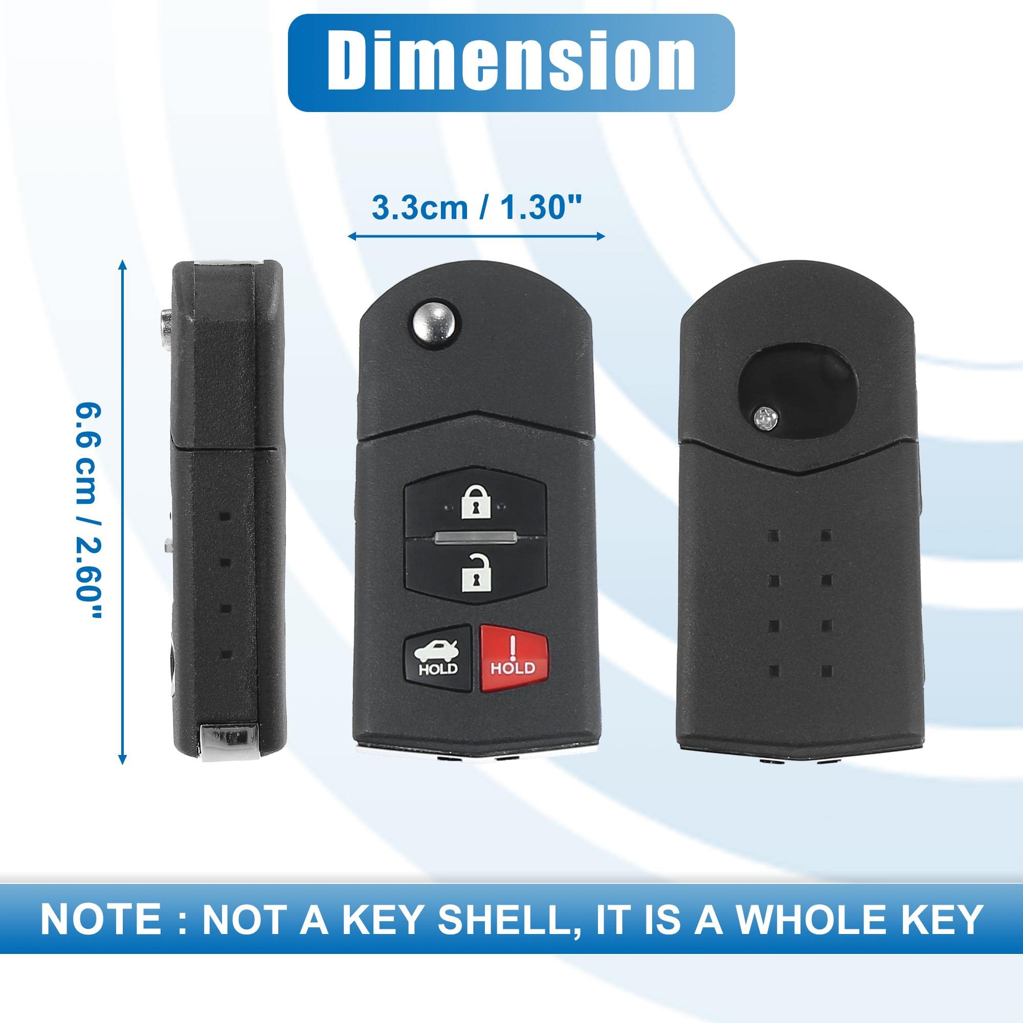 Sell 2 Mazda Keyless Entry Remote Key Fob *KPU41794* In San Diego - Foto 10