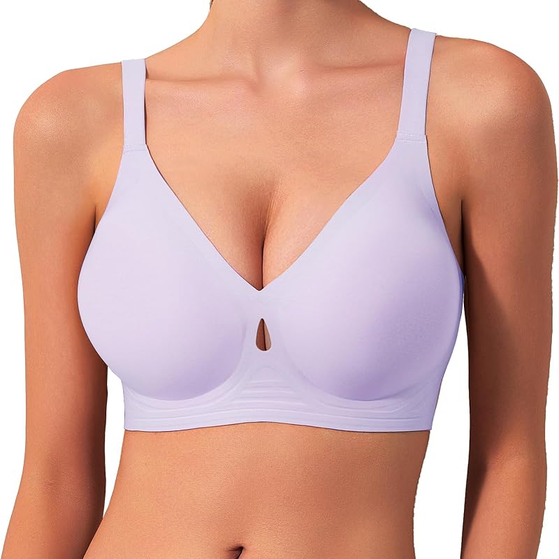 Women Wireless Bras No Underwire Seamless Push Up Full Coverage Supportive Bralettes Comfortable Everyday Bra