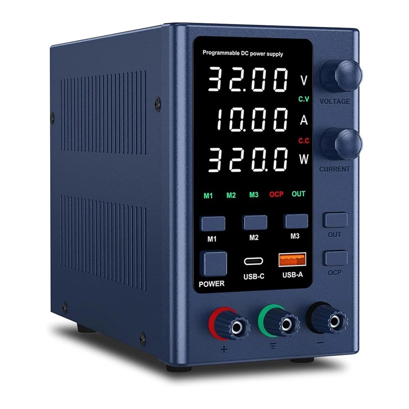 Alimentation de laboratoire 32V 10A EPS3210 régulable avec mémoire de données et charge USB