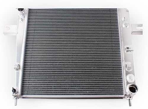 Radiador de aluminio de 3 filas para Jeep CJ3 CJ5 CJ6 2.2L 3.8L 3.1L 1959 60 61 61 62 63 64 65 66 67 68 69 70 1971 CJ6 2.2L 3.7L 5 5 Jeep Will. YS