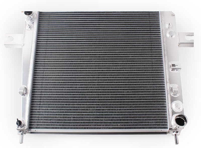 Radiador de arrefecimento em alumínio LUXERAD para Jeep Liberty KJ 3.7L V6 2002 a 2006
