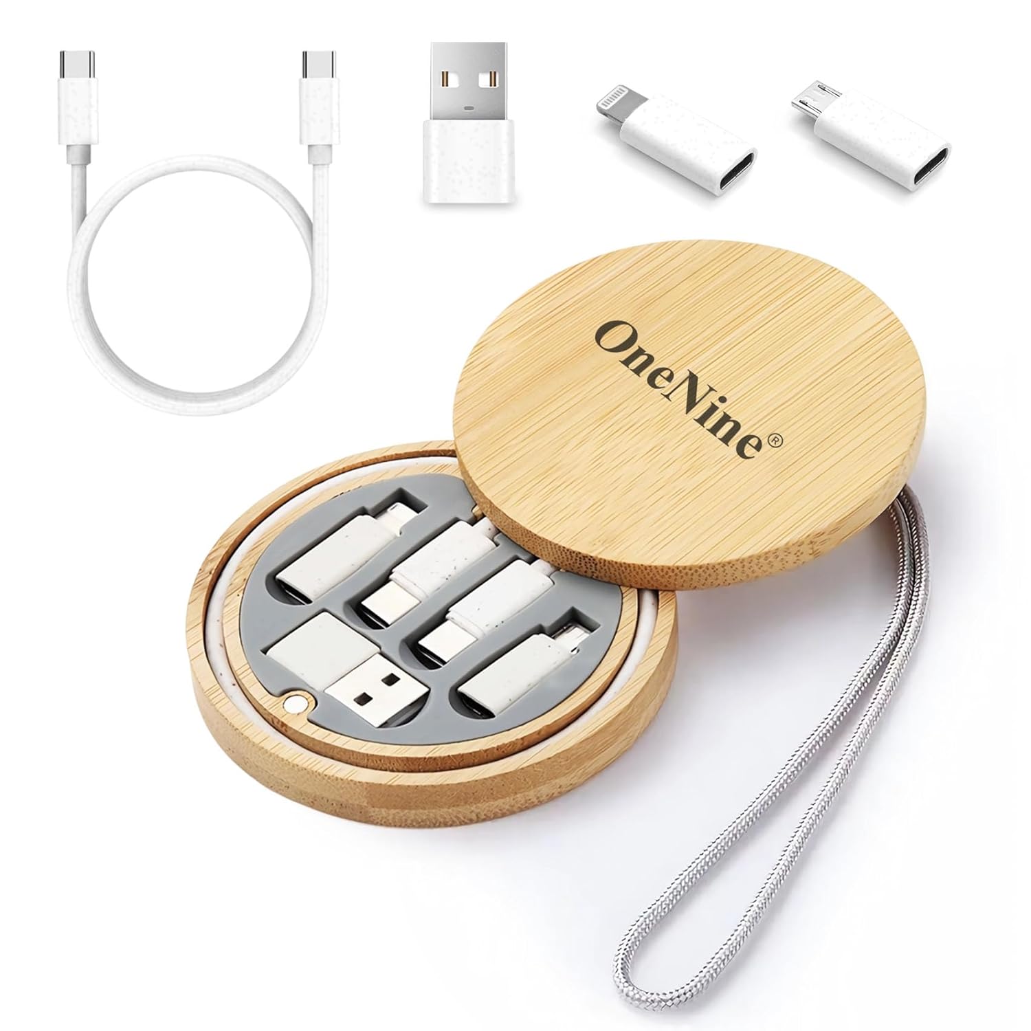 OneNine Multi USB Charging Adapter Kit for Travel, 6-in-1