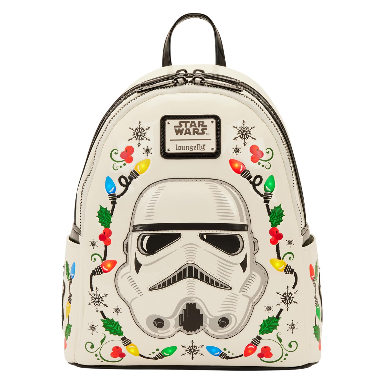 ☆Loungefly スターウォーズ ストームトルーパー リュック Amazon.com: Loungefly Star Wars Stormtrooper Holiday Mini Backpack